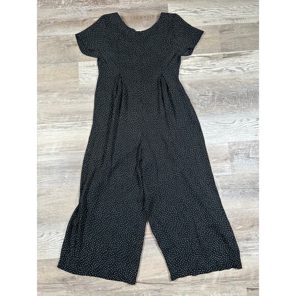 Vintage 90s Express Black Polka Dot Jump Suit- Size Small - Picture 6 of 6